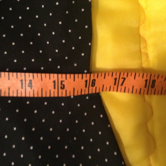 H & M Black Dress with White Polka dots and Crisscross back strap - Picture 4 of 12